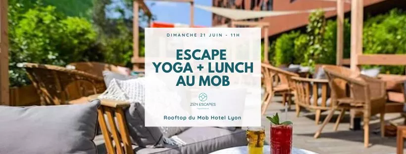 Relax : Participez à un escape yoga et lunch au MOB HOTEL