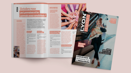 "Octobre rose : les Lyonnaises assez sensibilisées ?" : découvrez le supplément d’octobre de Lyon Femmes