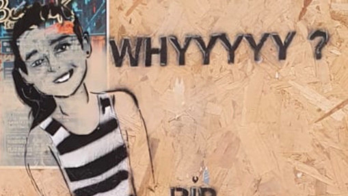 Une artiste lyonnaise rend hommage &agrave; la jeune Lyhanna
