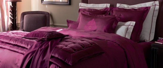 Linge de lit "Reflet", satin damassé Linge de lit "Reflet", satin damassé