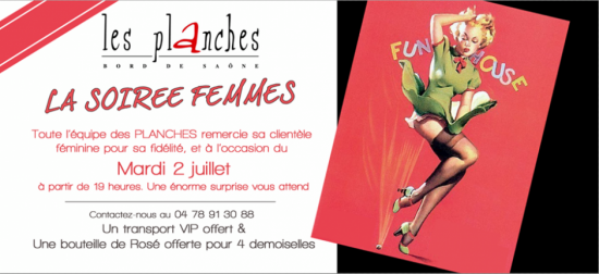 LE MARDI DES PLANCHES SOUS LE SIGNE DE LA FEMINITE