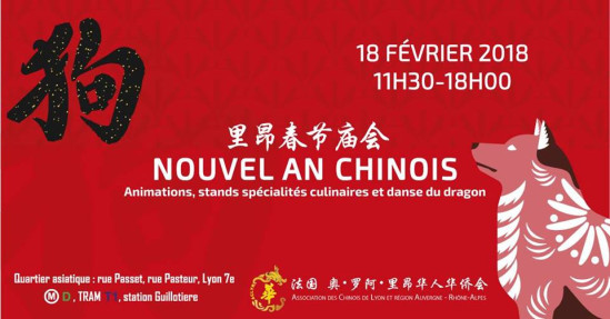 Lyon se met aux couleurs du nouvel an chinois