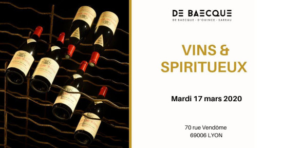 Vins & spiritueux avec De Baecque et Associés Vins & spiritueux avec De Baecque et Associés