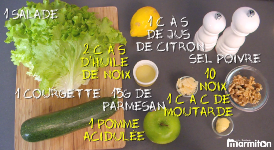 SALADE DE COURGETTE ACIDULEE