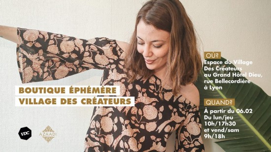 Shopping : BOUTIQUE ÉPHÉMÈRE au Village des Créateurs
