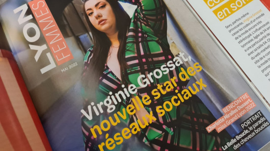 Virginie Grossat en une de LyonFemmes en mai !