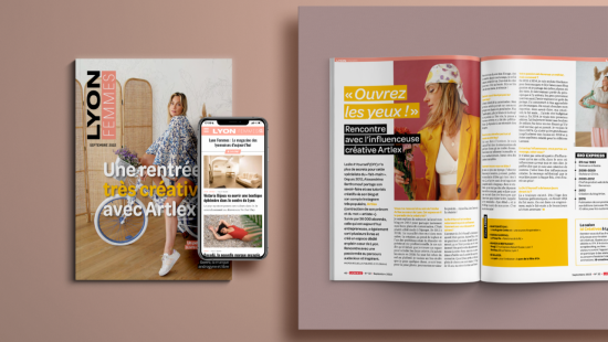 Une rentrée créative en une de LyonFemmes en septembre ! Une rentrée créative en une de LyonFemmes en septembre !