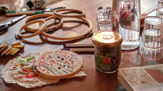 Des apéros pour apprendre la broderie à Lyon !