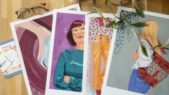 "Les Lyonnaises ont du Culot" : cette illustratrice veut mettre en avant le savoir-faire et l’audace des femmes