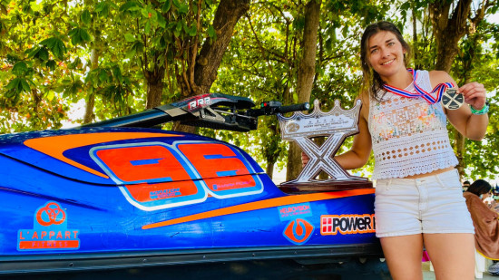Estelle Poret, championne lyonnaise de jet-ski : "Chaque dépassement amène fierté et confiance en soi"