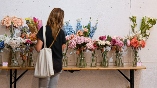 Des milliers de fleurs à découvrir lors d’un grand marché à Lyon
