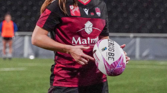 Les joueuses du LOU Rugby de retour au Matmut Stadium de Gerland