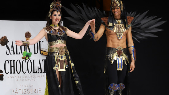 Salon du chocolat à Lyon : l’amour s’invite lors du traditionnel défilé de robes (PHOTOS)