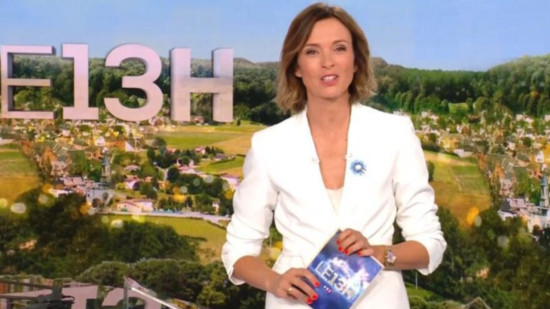 Pour son premier JT de 13h sur TF1, Isabelle Ithurburu portait une marque lyonnaise