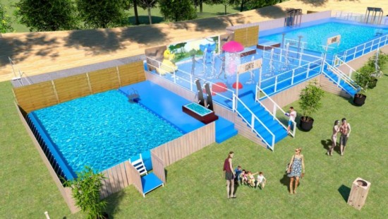 Un piscine temporaire va voir le jour au parc de la Tête d'Or !
