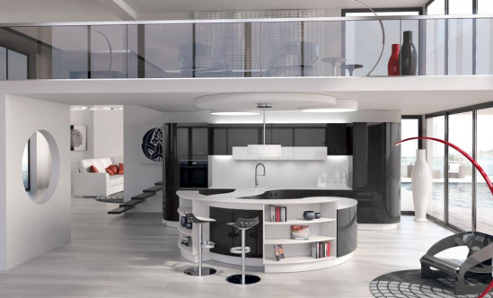 Déco de cuisine : le noir, couleur tendance