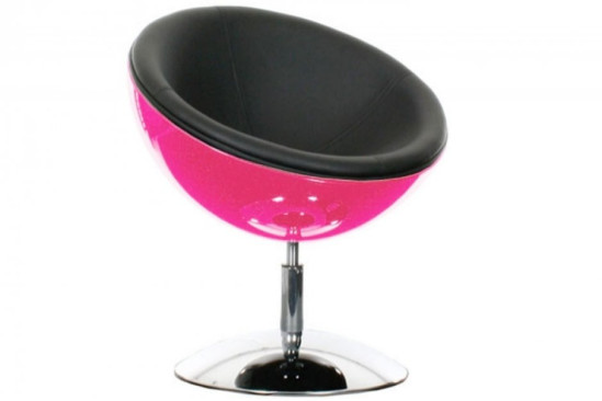 Fauteuil boule Spider noir/fushia Fauteuil boule Spider noir/fushia