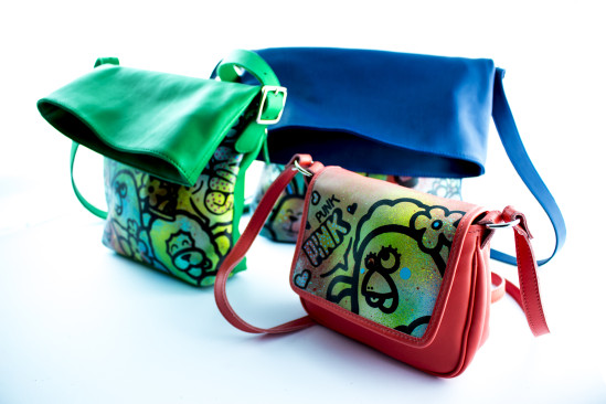 Mêler graff et maroquinerie Croix-roussienne pour une collection insolite