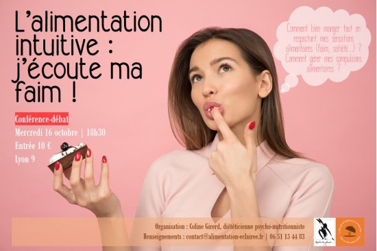 Conférence "L’alimentation intuitive : j’écoute ma faim !" Conférence "L’alimentation intuitive : j’écoute ma faim !"