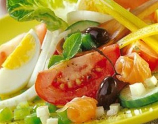 Salade bio façon niçoise