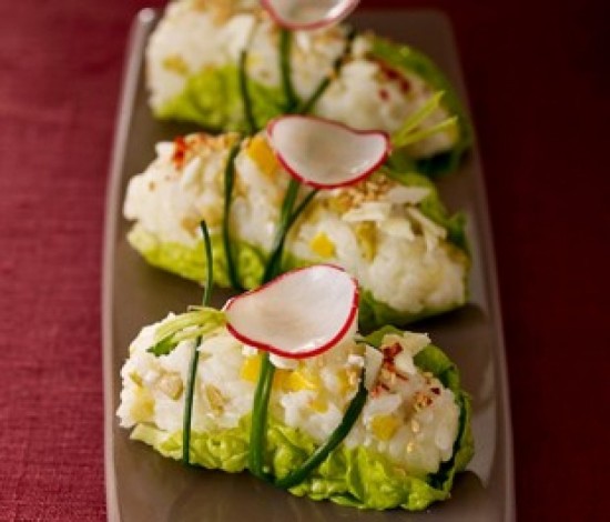 ROULEAUX PRINTANIERS EN SALADE AU MÂCONNAIS SEC