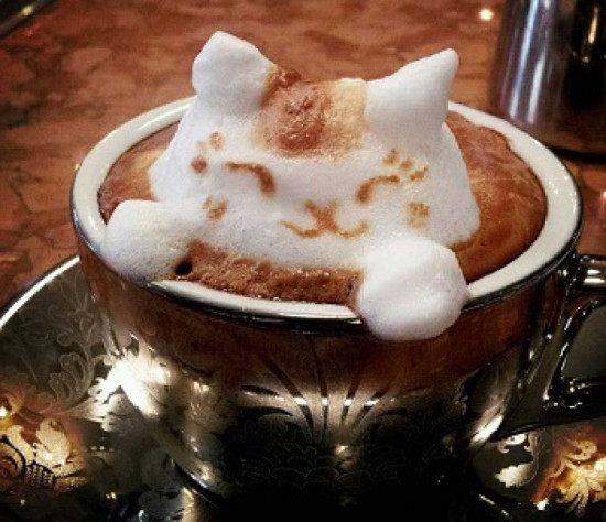 LA RECETTE DU CAFE AU LAIT : TOUT EST DANS LA DECORATION