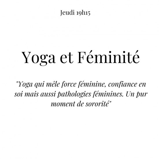Loisirs : Yoga et Féminité en ligne