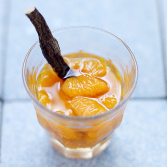 Soupe de clémentine à la réglisse Soupe de clémentine à la réglisse