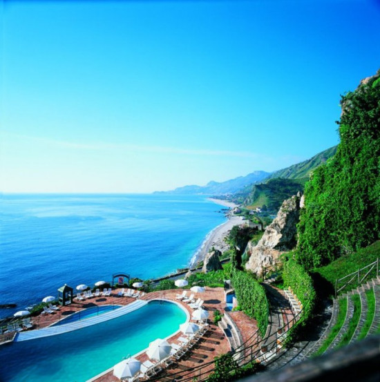 Baie de Taormina, Grand Palace Hotel, Italie Baie de Taormina, Grand Palace Hotel, Italie