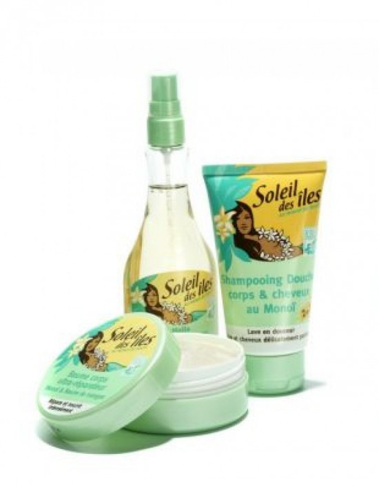 BAUME REPARATEUR SOLEIL DES ILES AU MONOÏ POUR HYDRATER VOTRE CORPS CET ETE