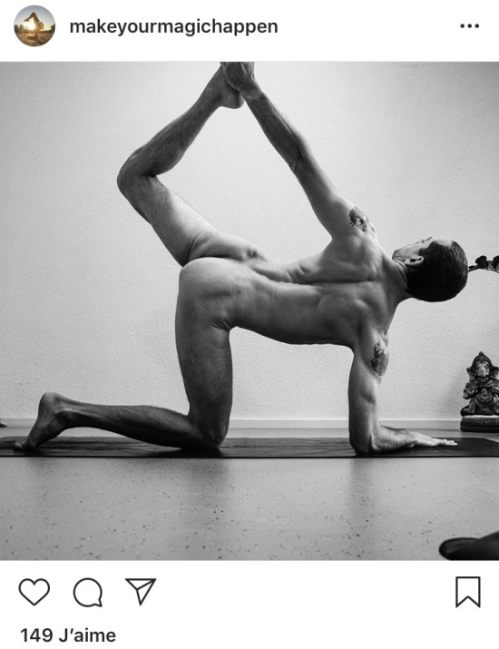 Les hommes s'y mettent #nakedyoga