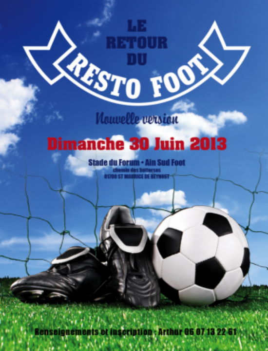 SPORT : RESTO FOOT