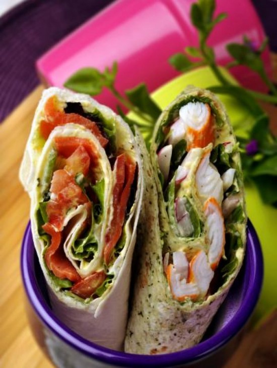 Wrap au saumon fumé Wrap au saumon fumé