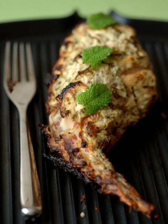 LAPIN AU CHEVRE ET A LA MENTHE