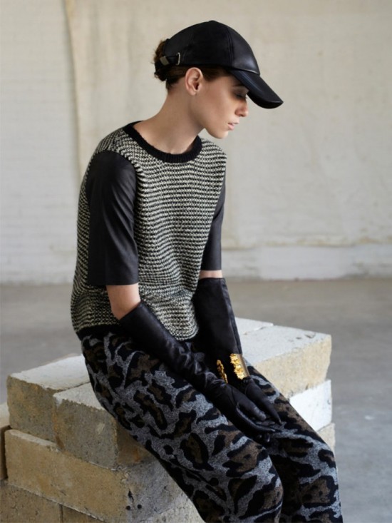 Le pull bi-matière Asos Le pull bi-matière Asos