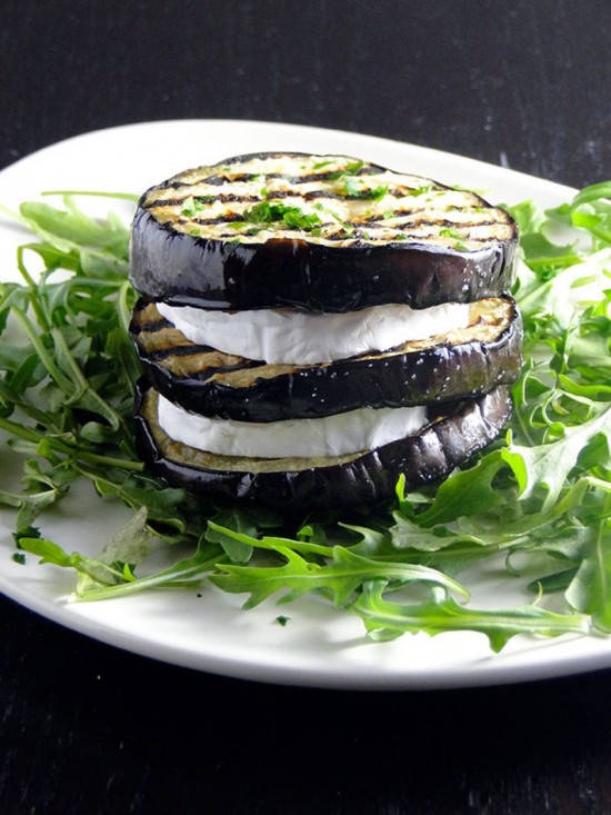 MILLEFEUILLE D'AUBERGINES AU CHEVRE