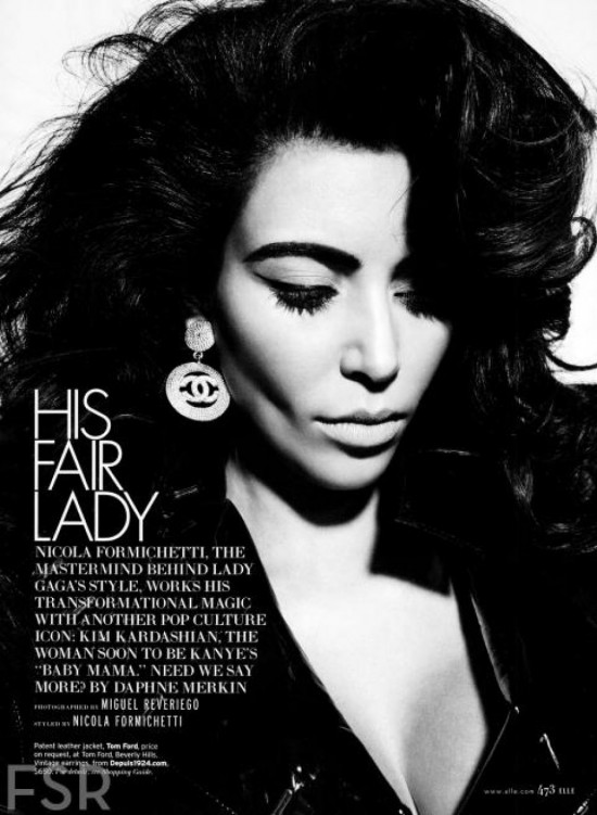 Kim Kardashian : Fatale pour ELLE Kim Kardashian : Fatale pour ELLE