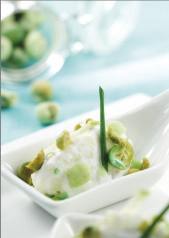 RECETTE CHEVRE FRAIS POMME / CROUSTILLANT WASABI