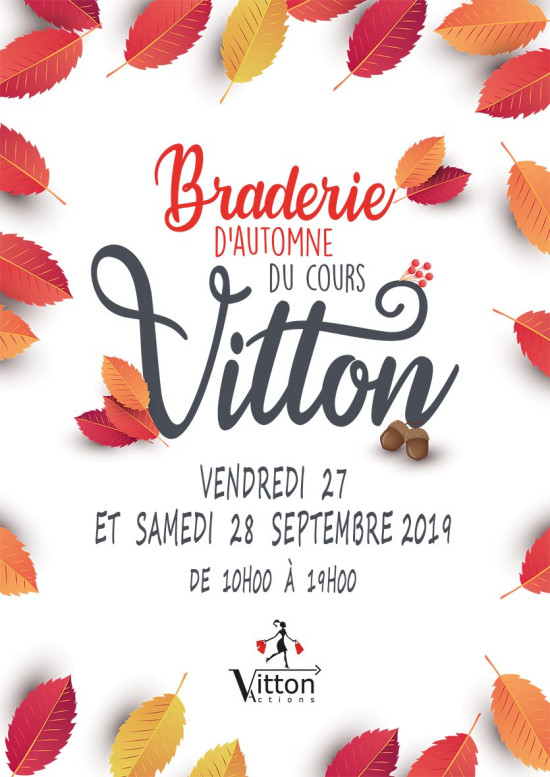 Braderie d'Automne du Cours Vitton Braderie d'Automne du Cours Vitton
