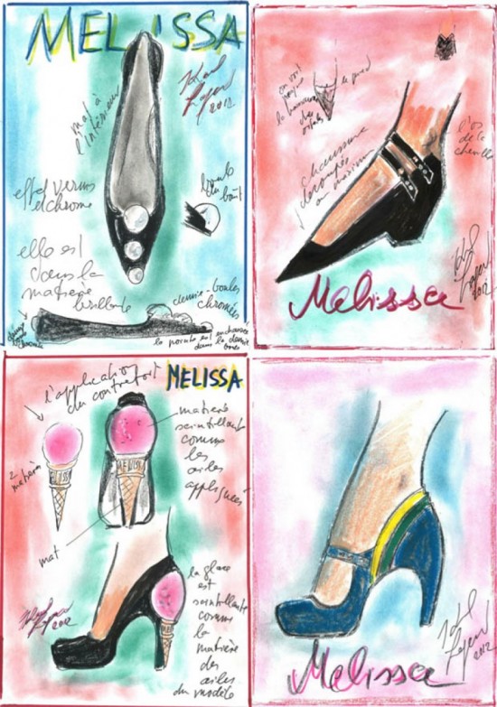 Karl Lagerfeld crée 4 paires de chaussures pour Melissa Karl Lagerfeld crée 4 paires de chaussures pour Melissa
