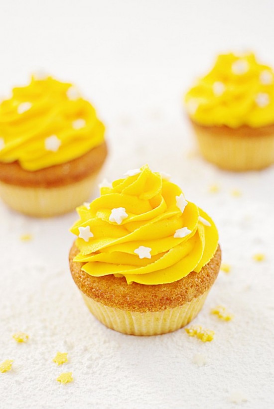 CUPCAKES AU CITRON ET CRÈME DE CITRON