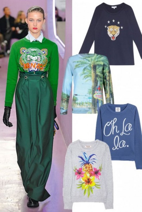 Le sweat imprimé, le must de la saison Le sweat imprimé, le must de la saison