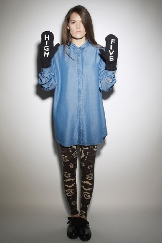 Frida blouse en denim Frida blouse en denim