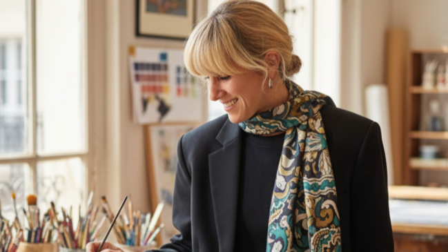 Sarah Amsellem, une compositrice textile au service de la soie lyonnaise Sarah Amsellem, une compositrice textile au service de la soie lyonnaise