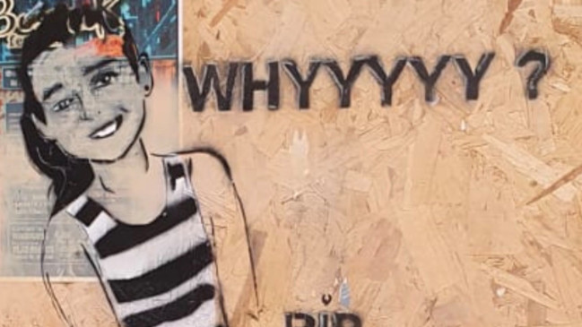 Une artiste lyonnaise rend hommage &agrave; la jeune Lyhanna