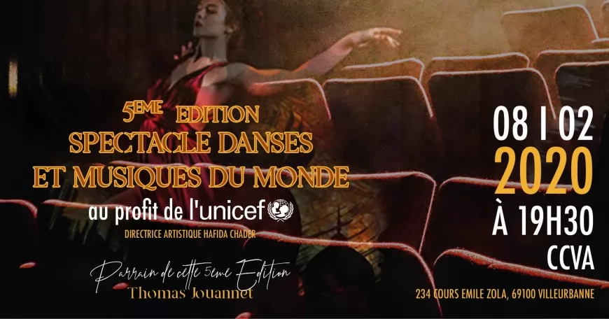 Show Danses et Musiques du Monde pour l'UNICEF