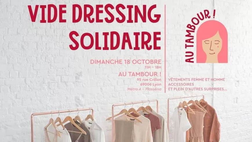 Shopping : Vide dressing solidaire Au Tambour !