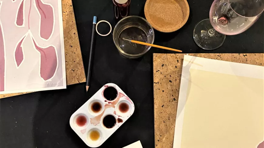 On a testé un atelier de peinture… au vin !