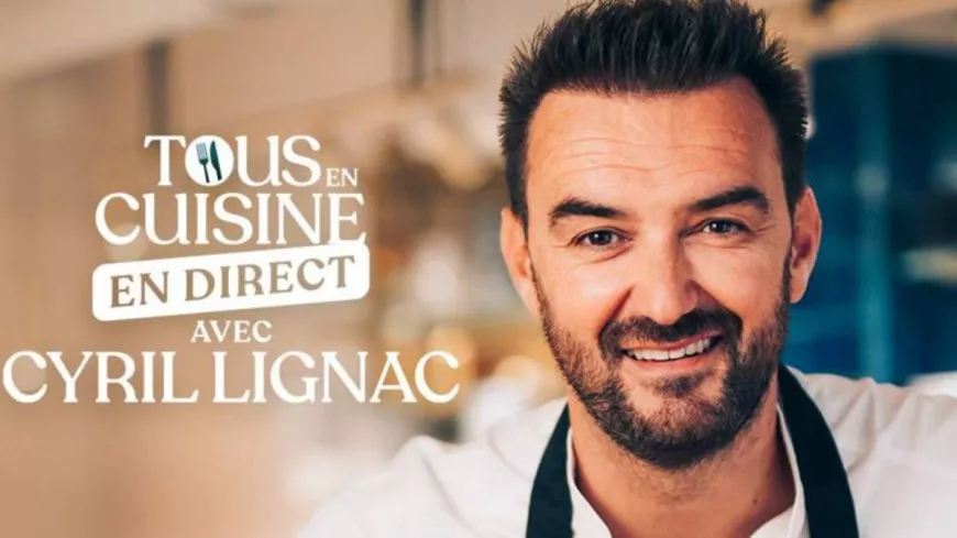 Cyril Lignac va sortir un livre de recettes adapté de l'émission "Tous en cuisine"
