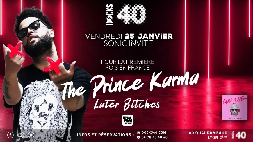 EXCLU : le phénomène mondial The prince Karma, pour la première fois en France au DOCKS 40